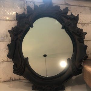 Resin cast stand or hanging mirror